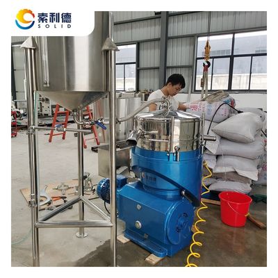 Centrifugatrice per la depurazione dell'olio vergine extra vergine separatore a disco verticale di olio di oliva