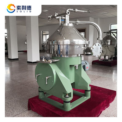 Separatore di centrifuga a disco per raffinerie di olio vegetale con velocità di rotazione DHZ470 e 7070