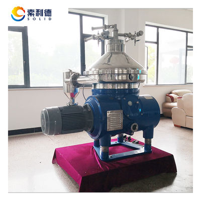 Separatore di centrifuga a disco per raffinerie di olio vegetale con velocità di rotazione DHZ470 e 7070